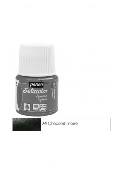 Pebeo 295- 74 45Ml Setacolor Kumaş Boyası Işıltı Çikolata