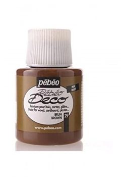 Pebeo 205- 29 110Ml Deco Mat Ahşap Boyası Kahverengi