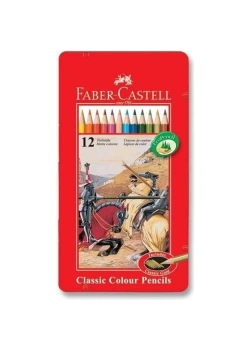 Faber Metal Kutu Boya Kalemi 12 Renk 5170115844