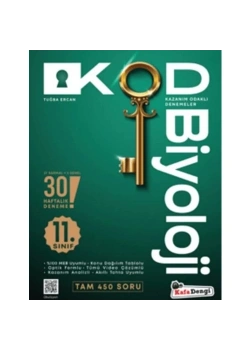 11.Sınıf Kod Biyoloji 30 Haftalık Deneme Kafadengi