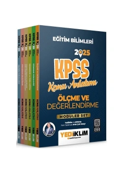 2025 Eğitim Bilimleri Konu Anlatımlı Modüler 6 Lı Set  Yediiklim