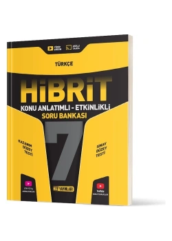 Hız 7.Sınıf Hibrit Türkçe Konu Anlatımlı Etkinlikli Soru Bankası