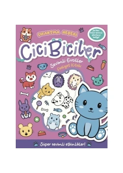 Cicbiciler Çıkartma Neşesi Sevimli Evciller Faaliyet Kitabı Beta Kıds