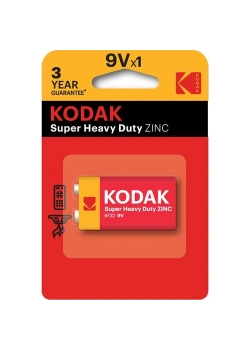 Kodak 1 Adet Çinko Karbon Blister 9 Volt Pil 281381