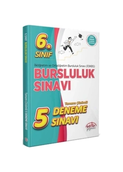 Editör 6.Sınıf Bursluluk Sınavı 5 Çözümlü Deneme