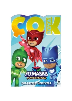 Pjmasks Pover Heroes Çıkartmalı Dev Boyama  Doğan Çocuk