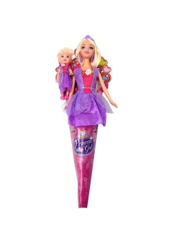 Külahlı Anne Ve Kızı  Bebek Taclı