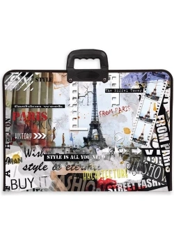 Ticon J13 35X50Cm Proje Çantası Desenli Paris  Kod:328551