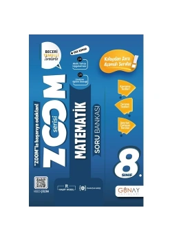 Günay 8.Sınıf Matematik Soru Bankası Zoom Serisi