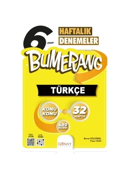 Günay 6.Sınıf Türkçe Haftalık Denemeler