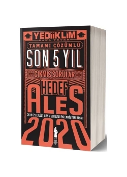 Ales 2020 Son 5 Yıl Çözümlü Çıkmış Sorular Yediiklim