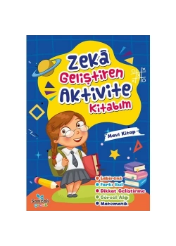 Zeka Geliştiren Mavi Aktivite Kitabım Sancak