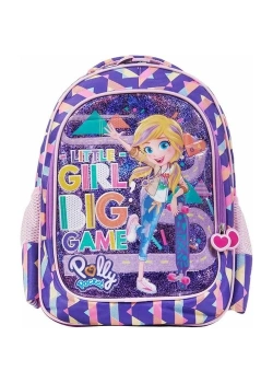 Polly Pocket Okul Çantası Mor Özkara Çanta