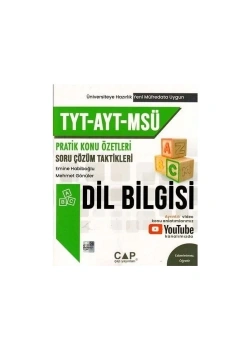 Çap Tyt Ayt Msü Dilbilgisi Konu Özetleri Soru Çözüm Taktikleri