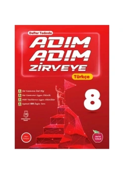 Newton 8.Sınıf Türkçe Adım Adım Zirveye Defter Tadında