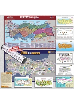 2024 Kpss Tyt Ayt Efsane 10 Lu Harita Seti  Mehmet Eğit