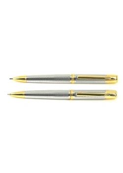 Steelpen Pm800-4 Terra Krom Altın Mini Tükenmez +Versatil