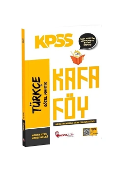 Kpss Türkçe Sözel Mantık Kafa Föy  Hoca Kafası