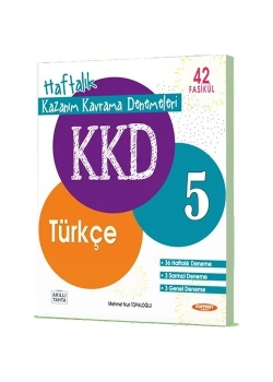 Kurmay 5.Sınıf Türkçe Haftalık Kazanım Kavrama Denemeleri 42 Fasikül