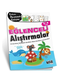 Eğlenceli Alıştırmalar 3-4 Yaş  Niha Çocuk
