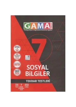 Gama 7.Sınıf Sosyal Bilgiler Soru Bankası 3 Lü Set Kurmayyayın