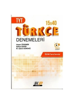 Tyt Türkçe 15X40 Deneme Turuncu Hız Renk