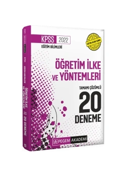 Pegem Kpss 2022 Eğitim Bilimleri Öğretim İlke Yöntemleri 20 Deneme