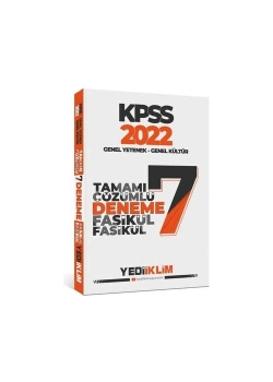 Kpss 2022 Gy Gk 7 Çözümlü Deneme  Yediiklim