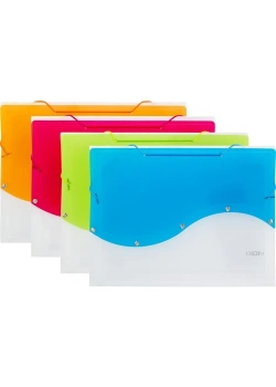 Noki S Neon Seri Lastikli 12 Bölmeli Dosya Kod:S20093