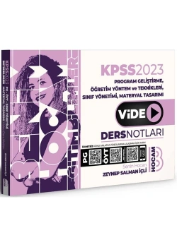 2023 Kpss Program Geliştirme Video Ders Notları  Benim Hocam
