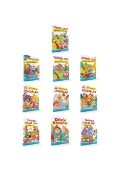 Çıkartmalı Masallar Seti 10 Kitap - Damla