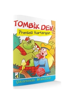 Tombik Dev Prensesi Kurtarıyor -Çıkartmalı Masallar 4 -Damla