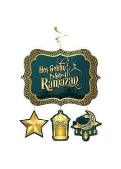 Ramazan Asmalı Tavan Süsü Hoşgeldin Ramazan