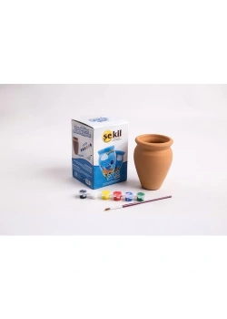 Şekil Kil Saksı Set