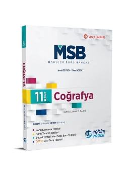 11.Sınıf Coğrafya Modüler Soru Bankası Eğitim Vaisi