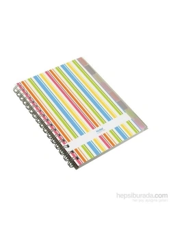 Notte Spr. Plastık Kap. A6 Index 150 Yp. Kareli As Defter