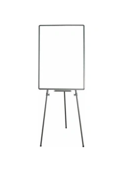 60X90 Elegant Çerçeve Emaye Yüzey Teleskopik Ayaklı Beyaz Yazı Tahtası