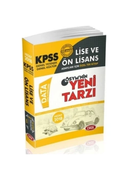 Data Kpss Lise Önlisans Gy Gk Tek Kitap Konu A.Soru Bankası