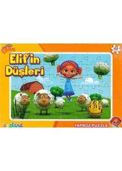 Elifin Düşleri Yapboz Puzzle 48 Parça