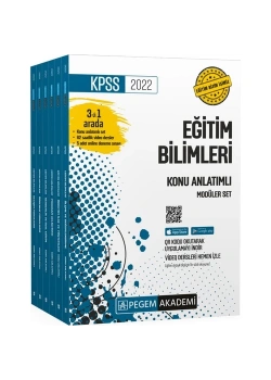 Pegem Kpss 2022 Eğitim Bilimleri Konu Anlatımlı Modüler Set 6 Lı