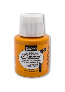 Pebeo 205- 42 110Ml Deco Mat Ahşap Boyası Altın Sarısı