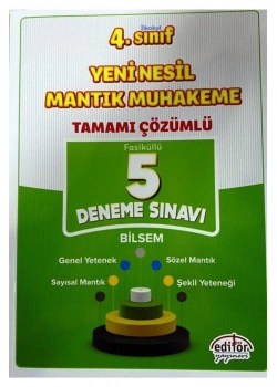 Editör 4.Sınıf Yeni Nesil Mantık Muhakeme 5 Çözümlü Deneme