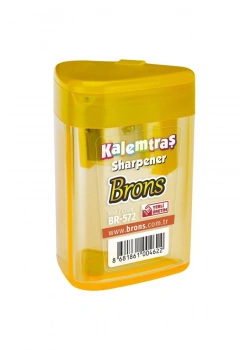 Brons Hazneli Kalemtraş Üçgen Br-572