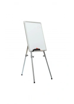 İnter 70*100 Elegant Çerç.Laminant Yüz..Teleskopik Ayak F.Chartlı Beyaz Yazı Tahtası