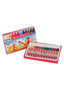 Fatih Pastel Boya 12 Renk King Size  Fa34012Pb12Rks