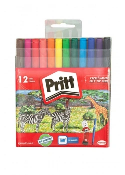Pritt 12 Li Yıkanabilir Keçeli Kalem
