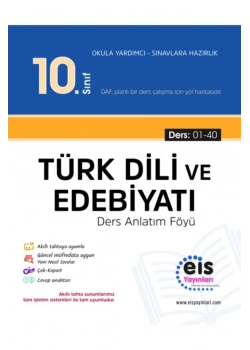 Eis 10.Sınıf Türk Dili Edebiyatı Ders Anlatım Föyü 01-40