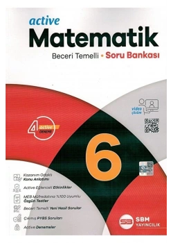6.Sınıf Active Matematik Soru Bankası Sbm Yayın