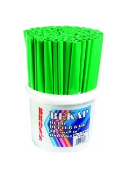 Brons Rulo Kap Kağıdı Yeşil 40X150 Kod: Br-467