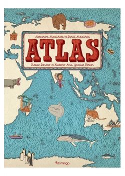 Atlas-Kıtalar Denizler Kültürler Arası Yolculuk Rehberi Ciltli